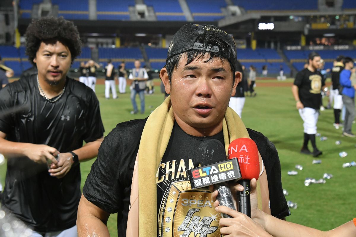 ▲中華職棒總冠軍賽Game5 Lamigo桃猿vs中信兄弟，劉時豪奪下第五戰單場mvp。（圖／記者葉政勳攝 , 2019.10.17）