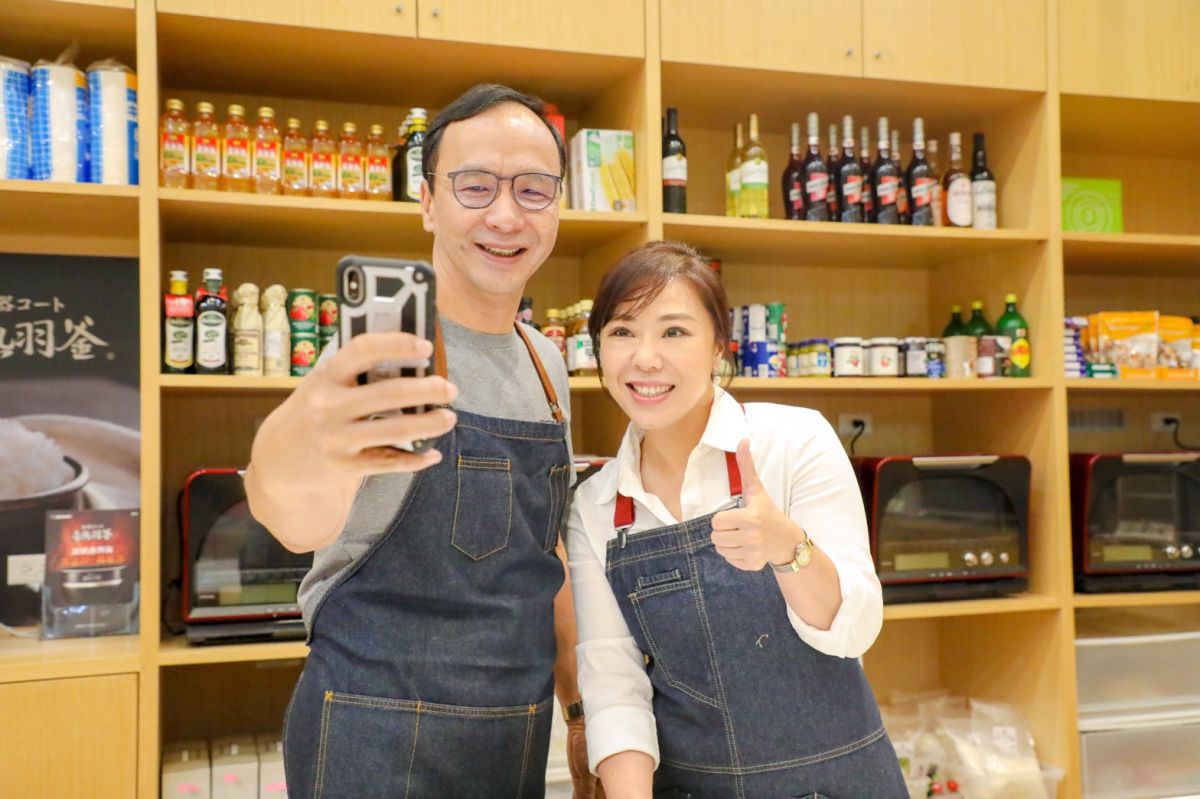 前新北市長朱立倫和國民黨立委李彥秀。（圖 / 朱立倫辦公室提供）