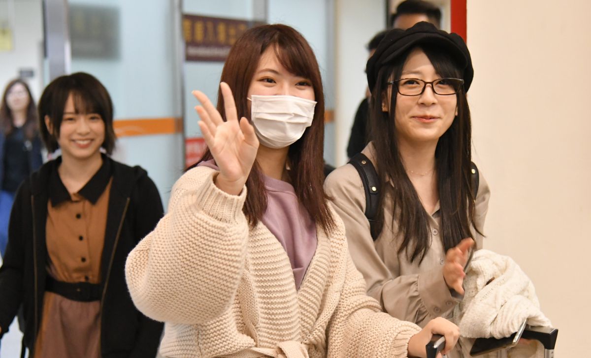 ▲AKB48成員抵台。（圖／記者葉政勳攝 , 2019.10.18）