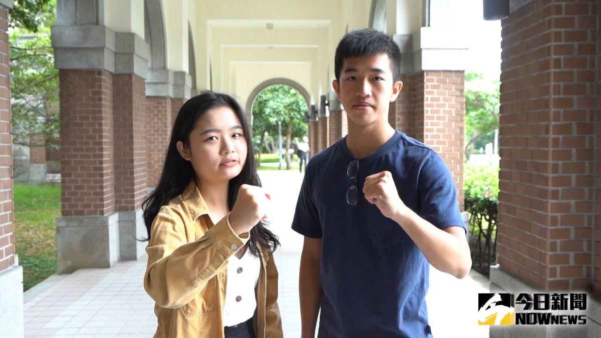 ▲幾年來「總統制」或「內閣制」的爭議未曾停止，青年學生對於台灣的憲政問題也有自己的一套看法。（圖／記者陳人豪攝）