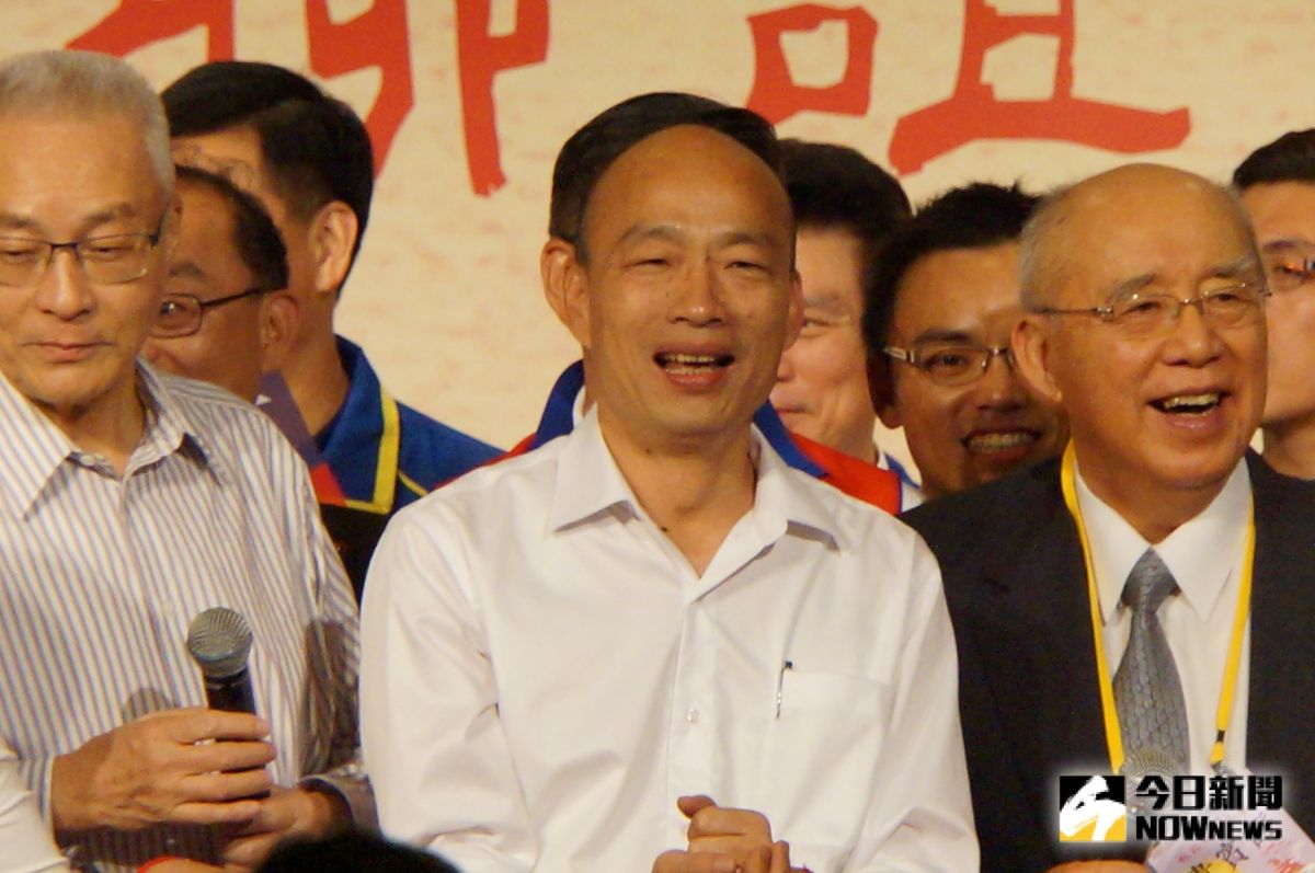 高雄市長韓國瑜(中)。(圖/記者呂炯昌攝)