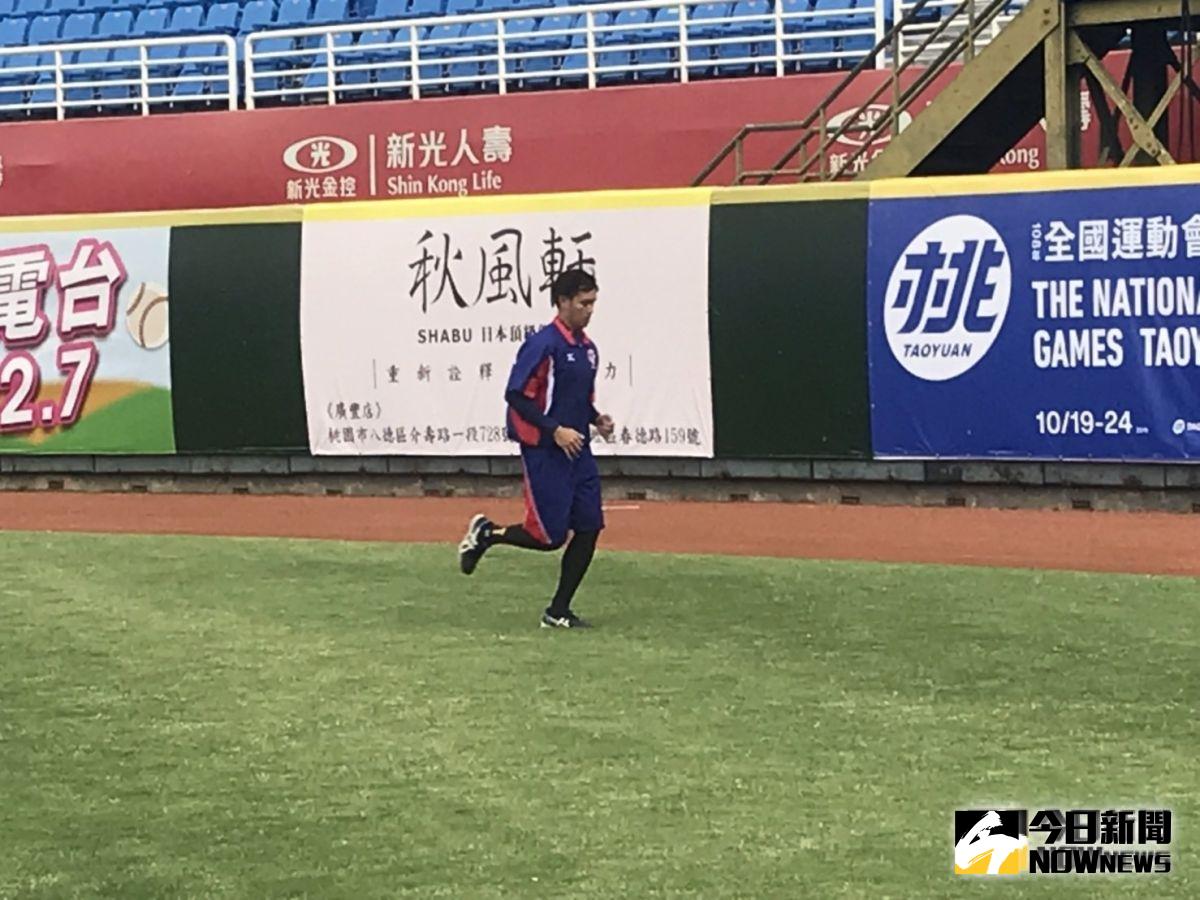 ▲歐力士猛牛隊投手張奕代表台灣打12強棒球賽。（圖／記者雷明正攝影）