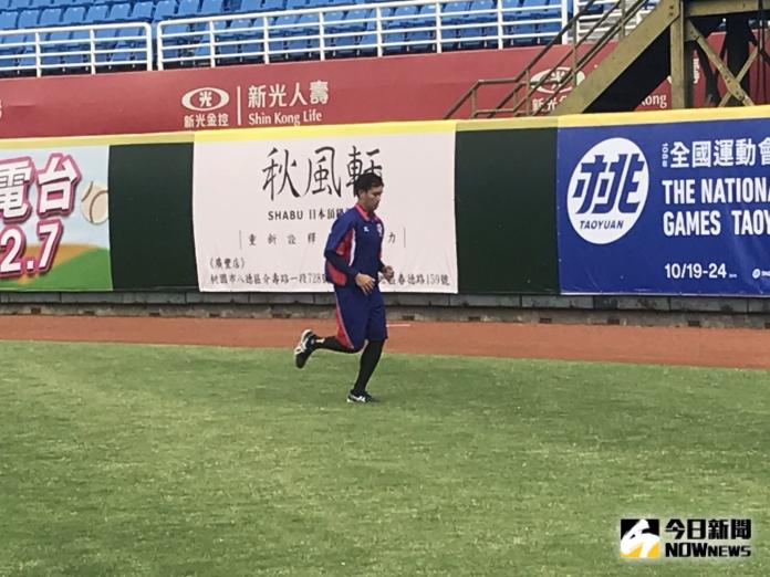 ▲歐力士猛牛隊投手張奕代表台灣打12強棒球賽。（圖／記者雷明正攝影）