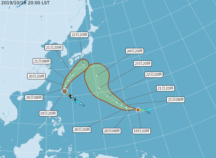快訊／第21號颱風「博羅依」生成　預估路徑曝光
