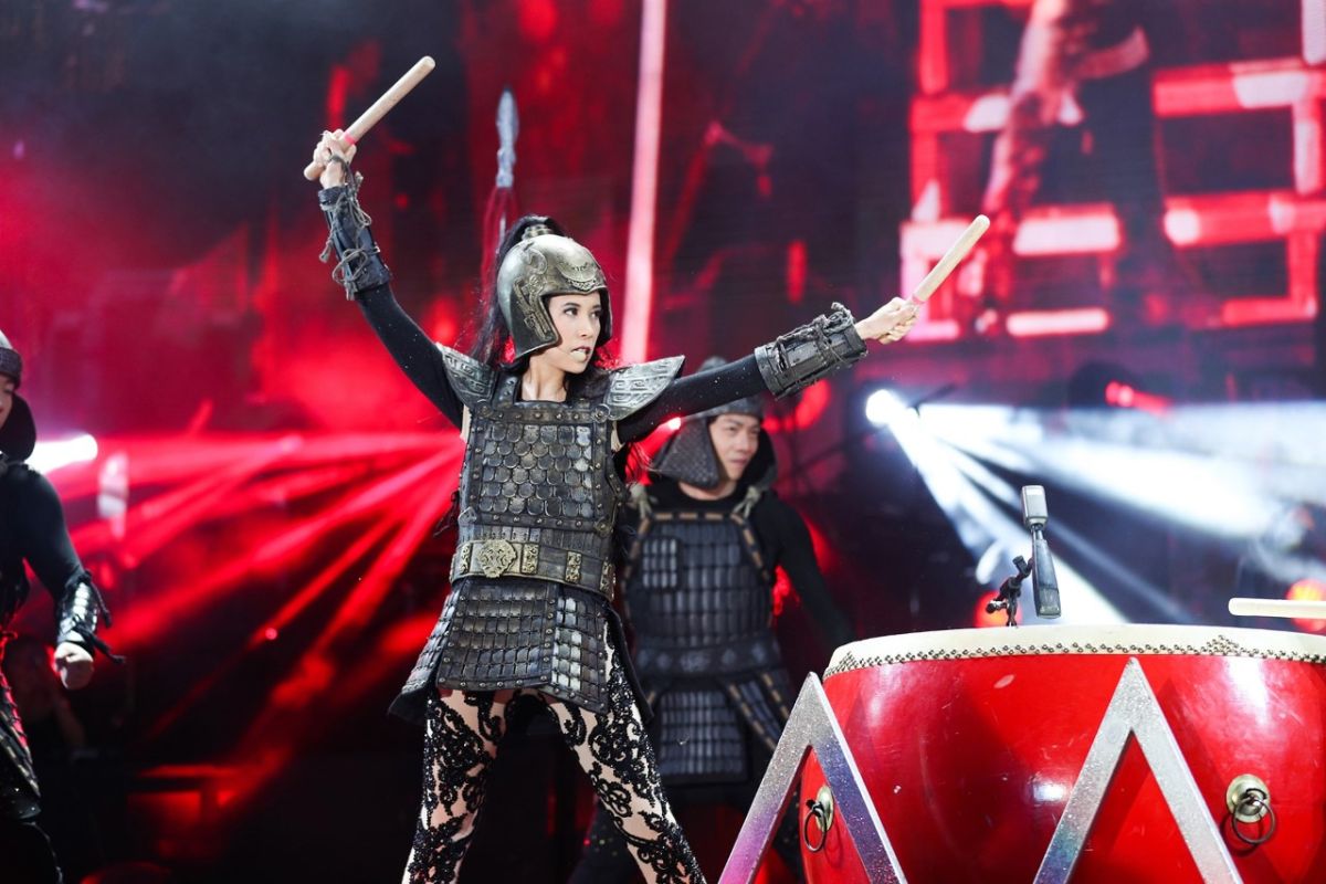 ▲莫文蔚到咸陽舉辦「絕色莫文蔚巡迴演唱會」。（圖／莫家寶貝工作室提供） 