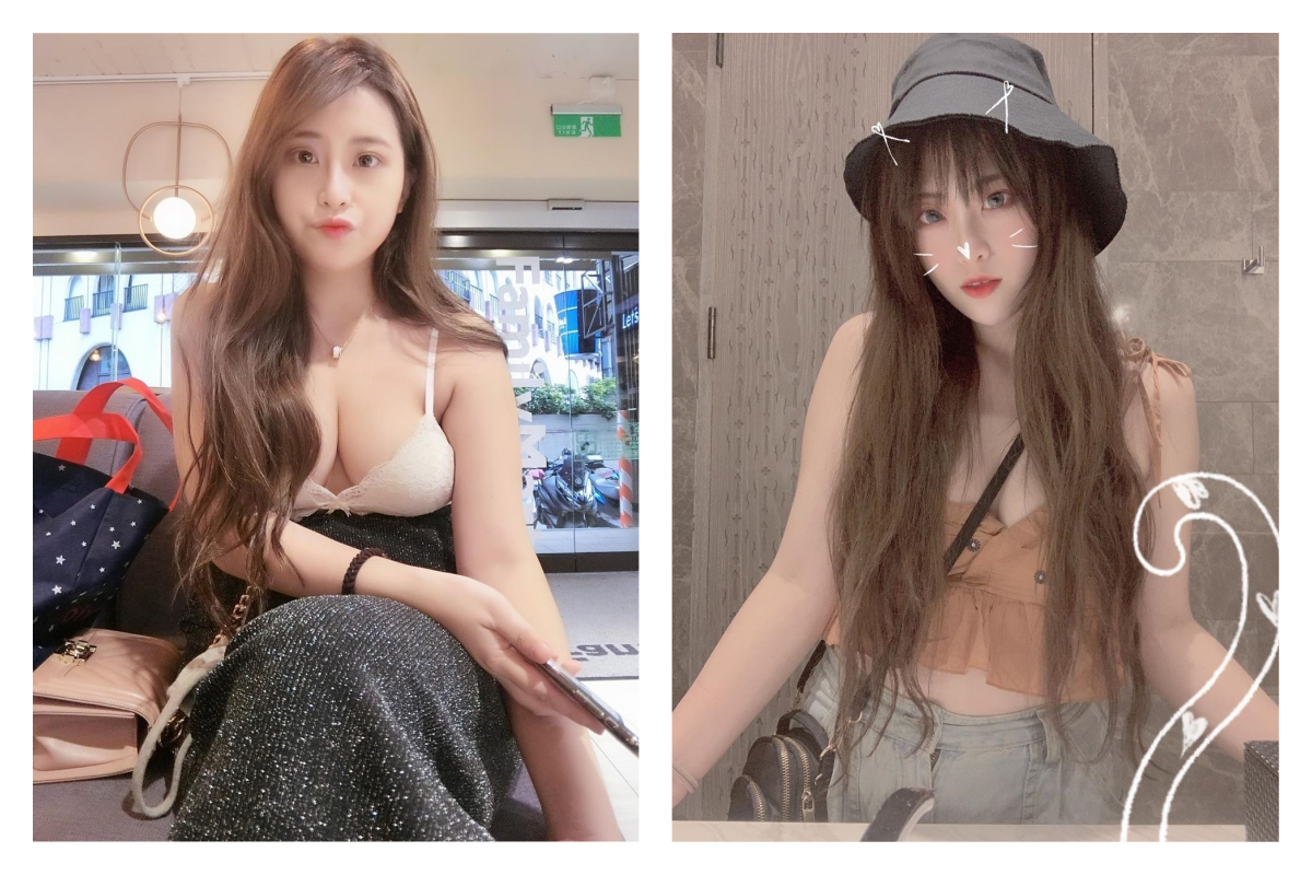 ▲網紅嫩模 Yumi.K 身材火辣，超商內直接內衣外穿，雪白美胸露出大半，讓人看得鼻血直流。（圖／翻攝自 yumibb8888 的 IG）