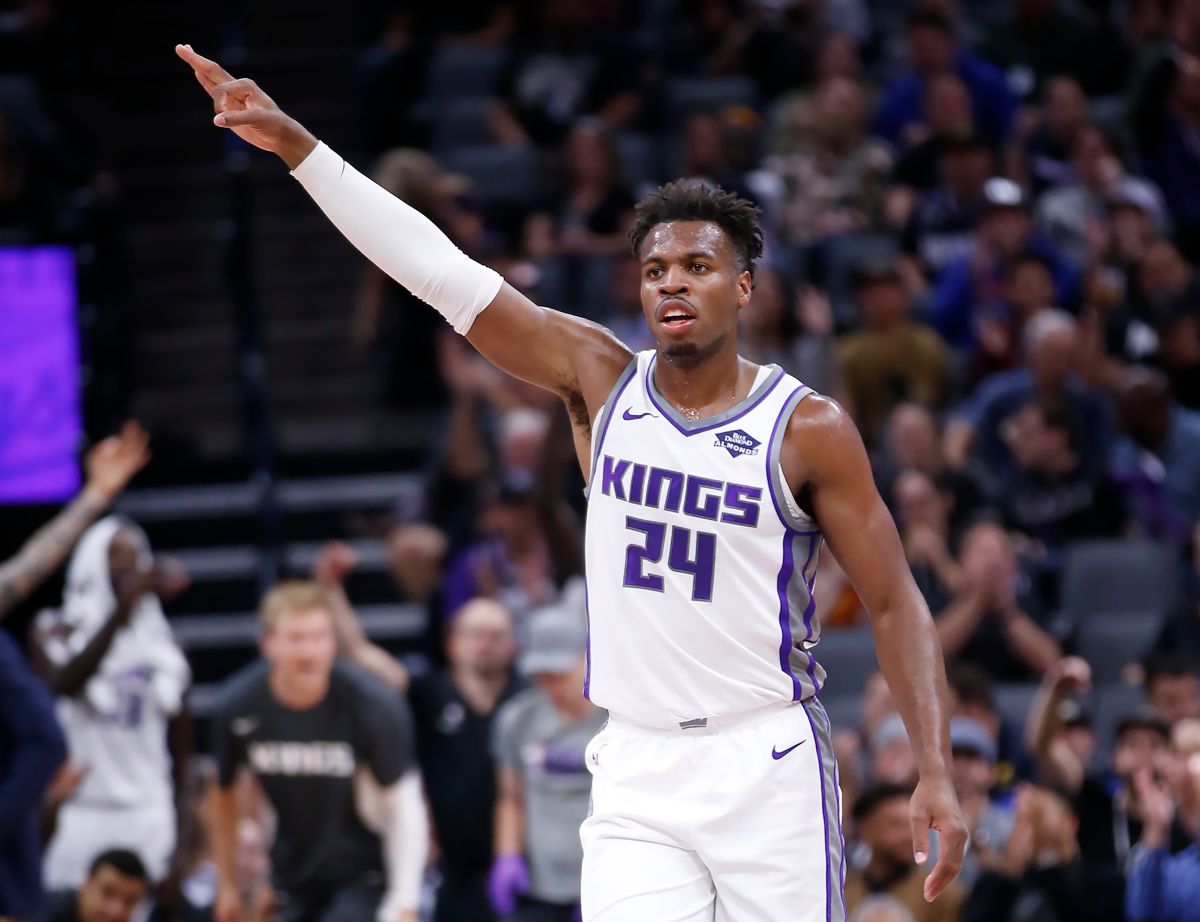 國王射手Buddy Hield。（圖／美聯社／達志影像）