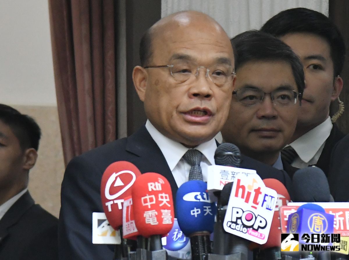 ▲行政院長蘇貞昌。（圖／記者葉政勳攝 , 2019.10.22）