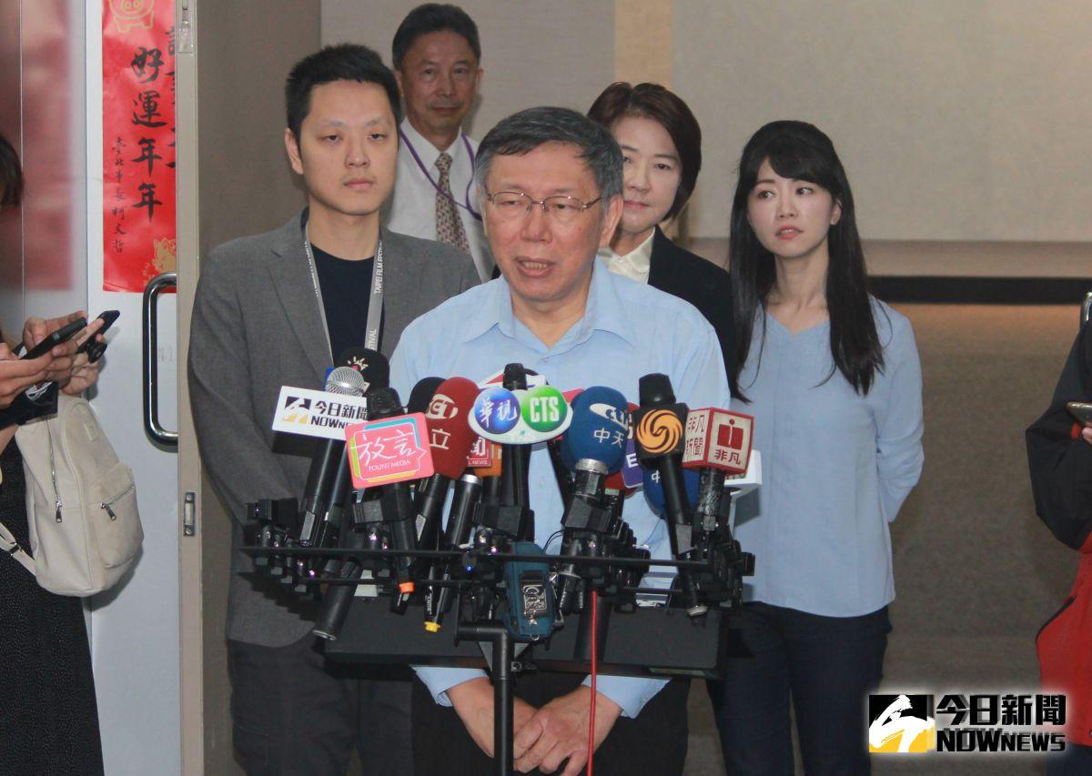 ▲台北市長柯文哲。（圖／記者丁上程攝, 2019.10.22）