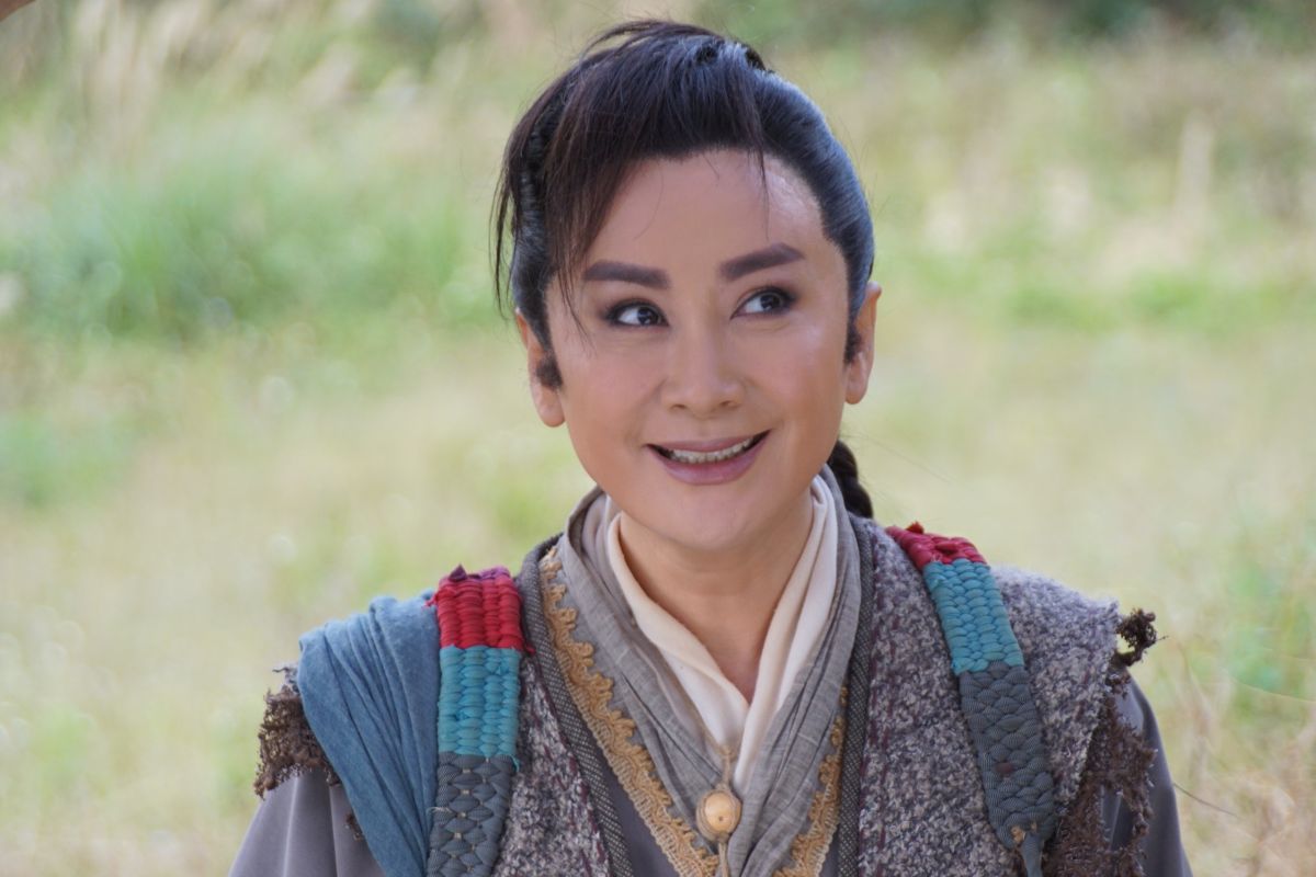 ▲陳亞蘭在《忠孝節義》上演人鵝戀。（圖／麗生百合）
