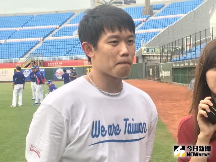 羅德隊陳冠宇代表台灣出賽12強。（圖／記者雷明正攝影）