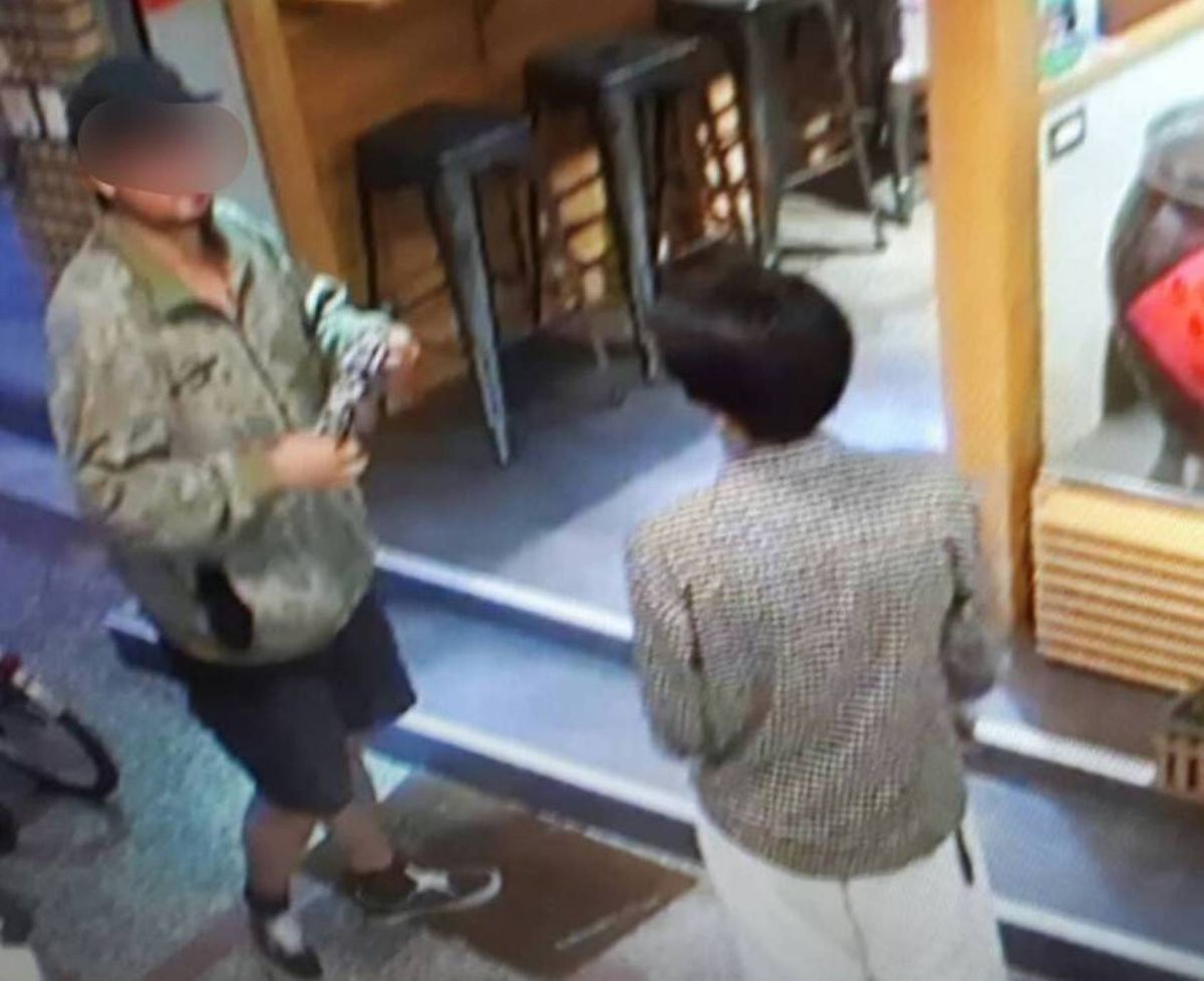 ▲「蛋襲」韓國瑜的陳嫌（左）與張嫌。（圖／記者陳聖璋翻攝）