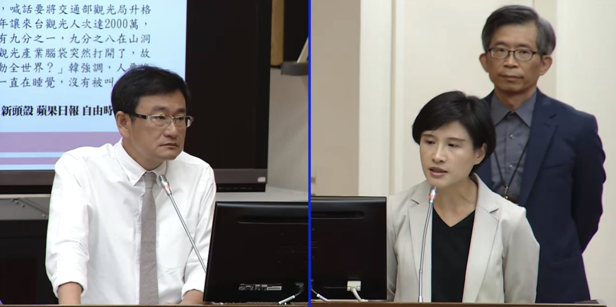 ▲民進黨籍立委黃國書質詢時痛批，韓國瑜對博物館的不專業已經到了「令人瞠目結舌」的地步。（圖／擷自立法院官網）