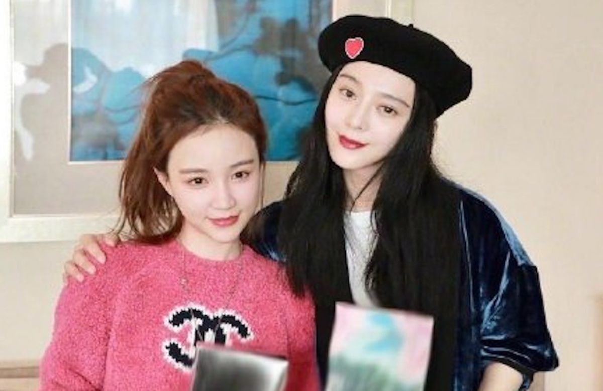 ▲范冰冰和網紅雪梨賣面膜。（圖／翻攝微博）