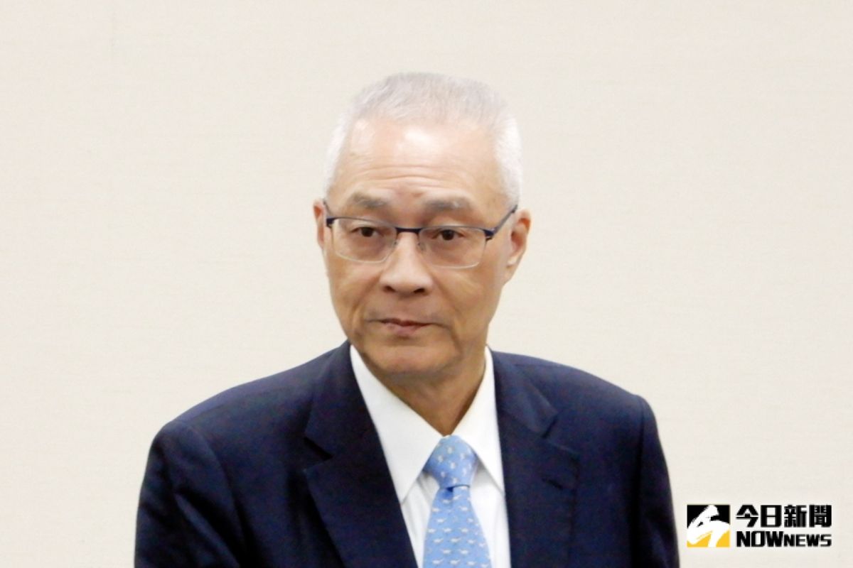 國民黨主席吳敦義。( 圖 / 記者陳弘志攝 )