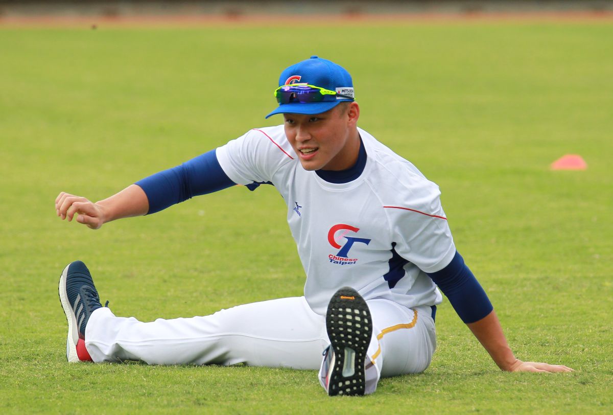 ▲世界棒球12強中華隊外野手王柏融。（圖／記者葉政勳攝 , 2019.10.23）