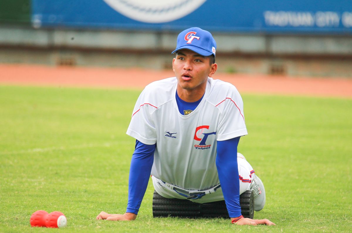 ▲世界棒球12強中華隊投手劉致榮。（圖／記者葉政勳攝 , 2019.10.23）