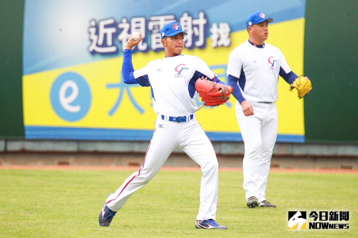 ▲世界棒球12強中華隊投手劉致榮。（圖／記者葉政勳攝 , 2019.10.23）