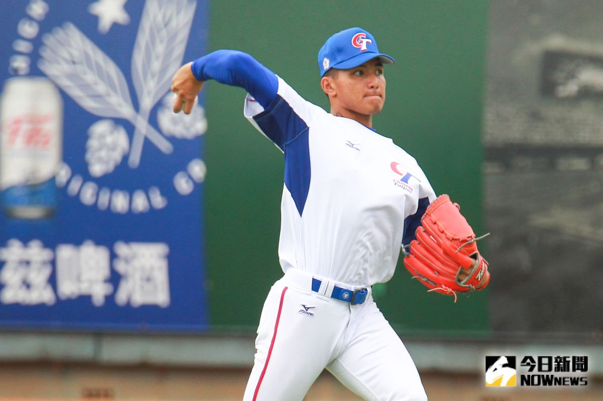 ▲世界棒球12強中華隊投手劉致榮。（圖／記者葉政勳攝 , 2019.10.23）