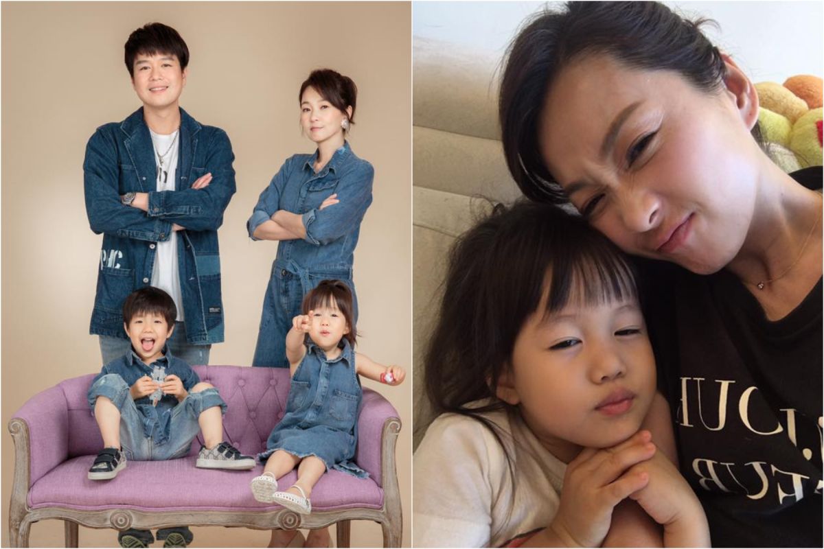 ▲六月、李易育有一對子女。（圖／翻攝臉書）