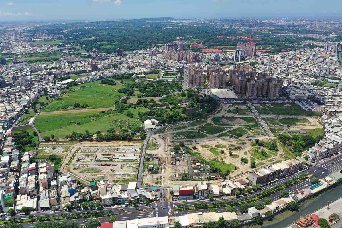 ▲第93期市地重劃區空拍圖。（圖／高市地政局提供）
