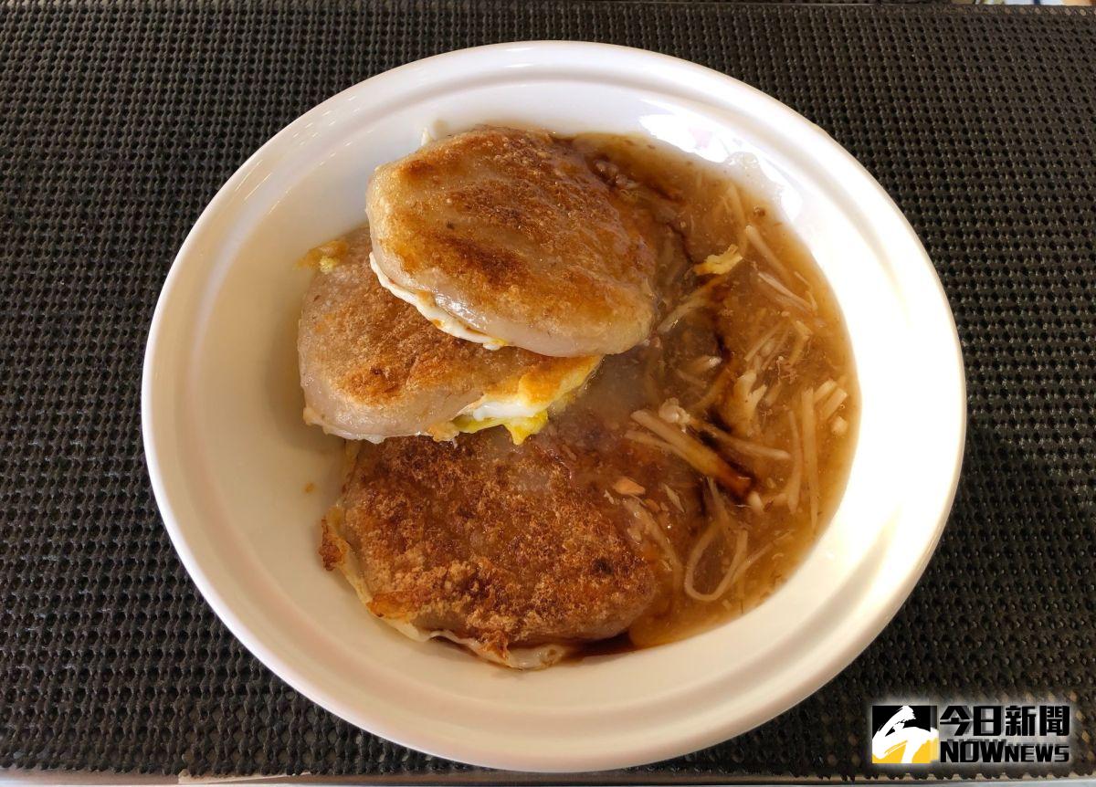 ▲阿文米粿將古早味的米粿創出四種口感變化。（圖／記者陳聖璋攝，2019.10.23）