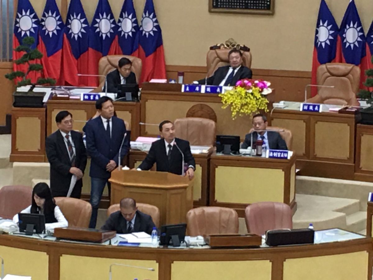 ▲侯友宜表示，市長信箱只是一個窗口，市府接獲民眾陳情後，就會針對同一件事不同部分做分工處理(圖/記者陳志仁攝,2019.10.24)