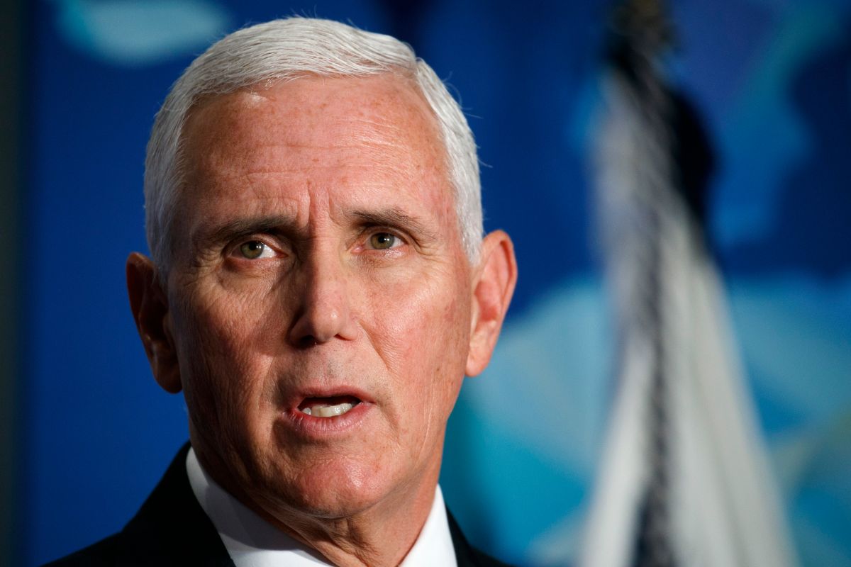 ▲美國前副總統彭斯（Mike Pence）表示，中國快變成「邪惡帝國」，並要求加強對台軍售。資料照。（圖／美聯社／達志影像）