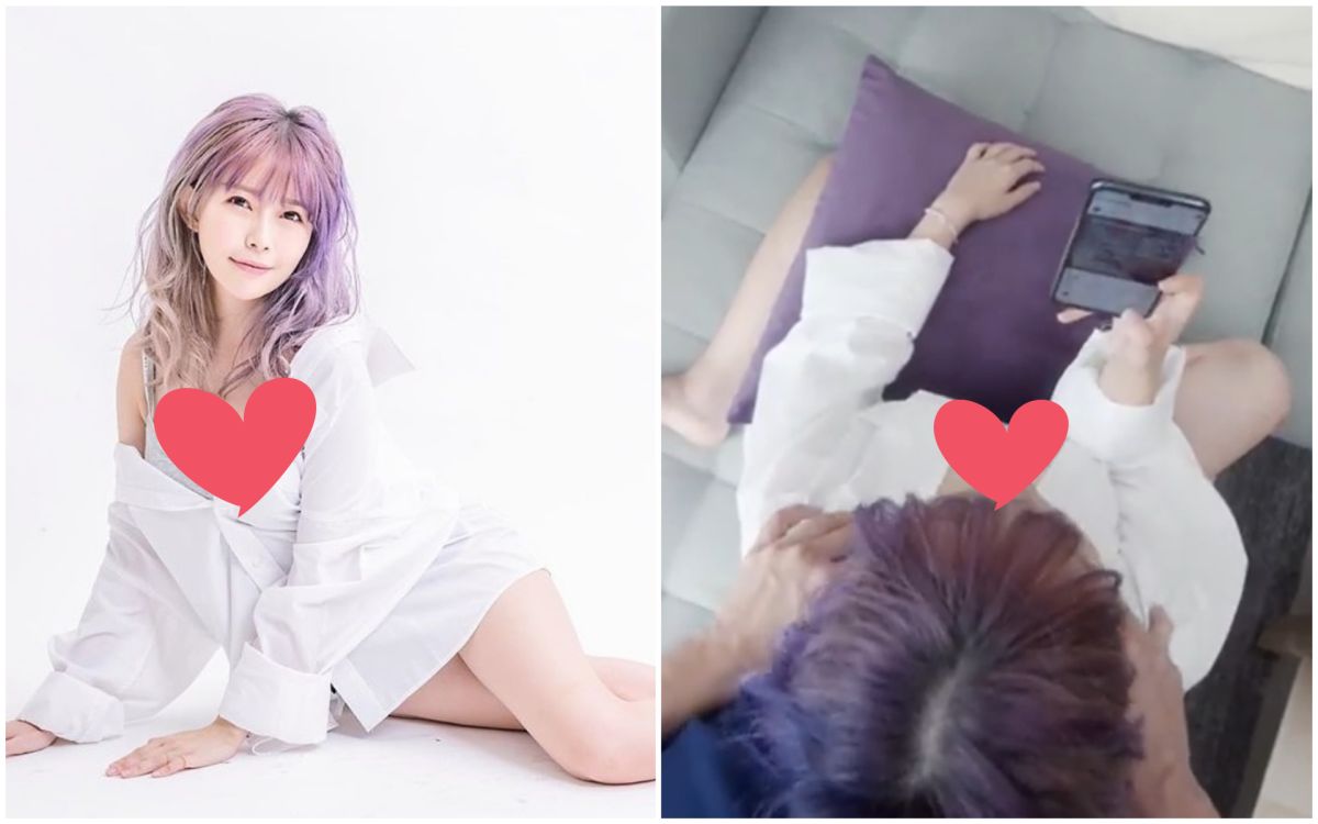 ▲阿樂在家的男友視角曝光！（圖／翻攝阿樂臉書）