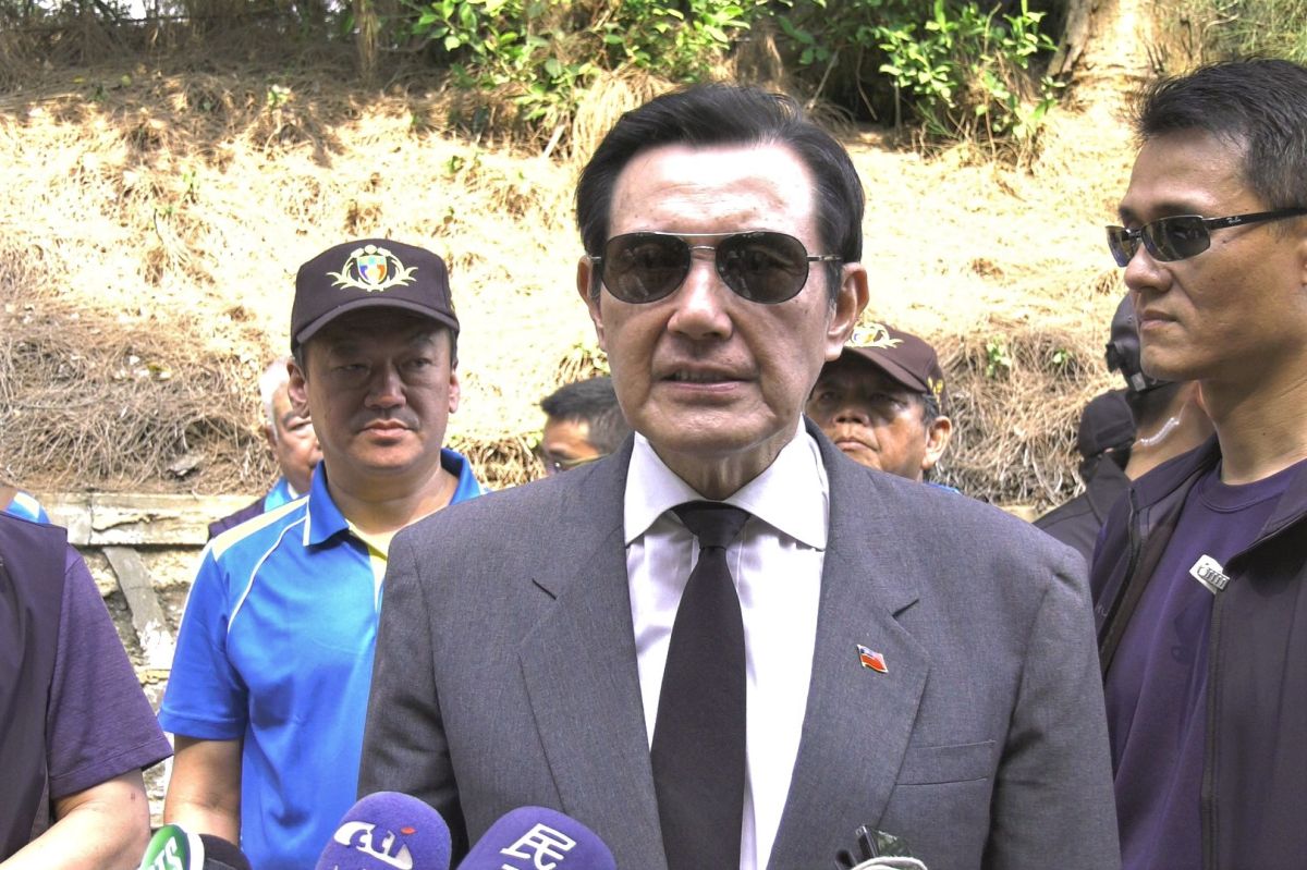 ▲針對蘇貞昌暗指藍營幕後擘劃陳同佳赴台自首，馬英九回嗆是「假新聞」。（圖／蔡若喬攝, 2019.10.25）