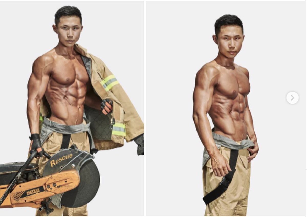 韓國首爾消防災難本部每年都會推出「消防猛男慈善年曆」，全數收益都將捐贈給重度燒傷病患作為醫療補貼。(IG: chiajiyou)