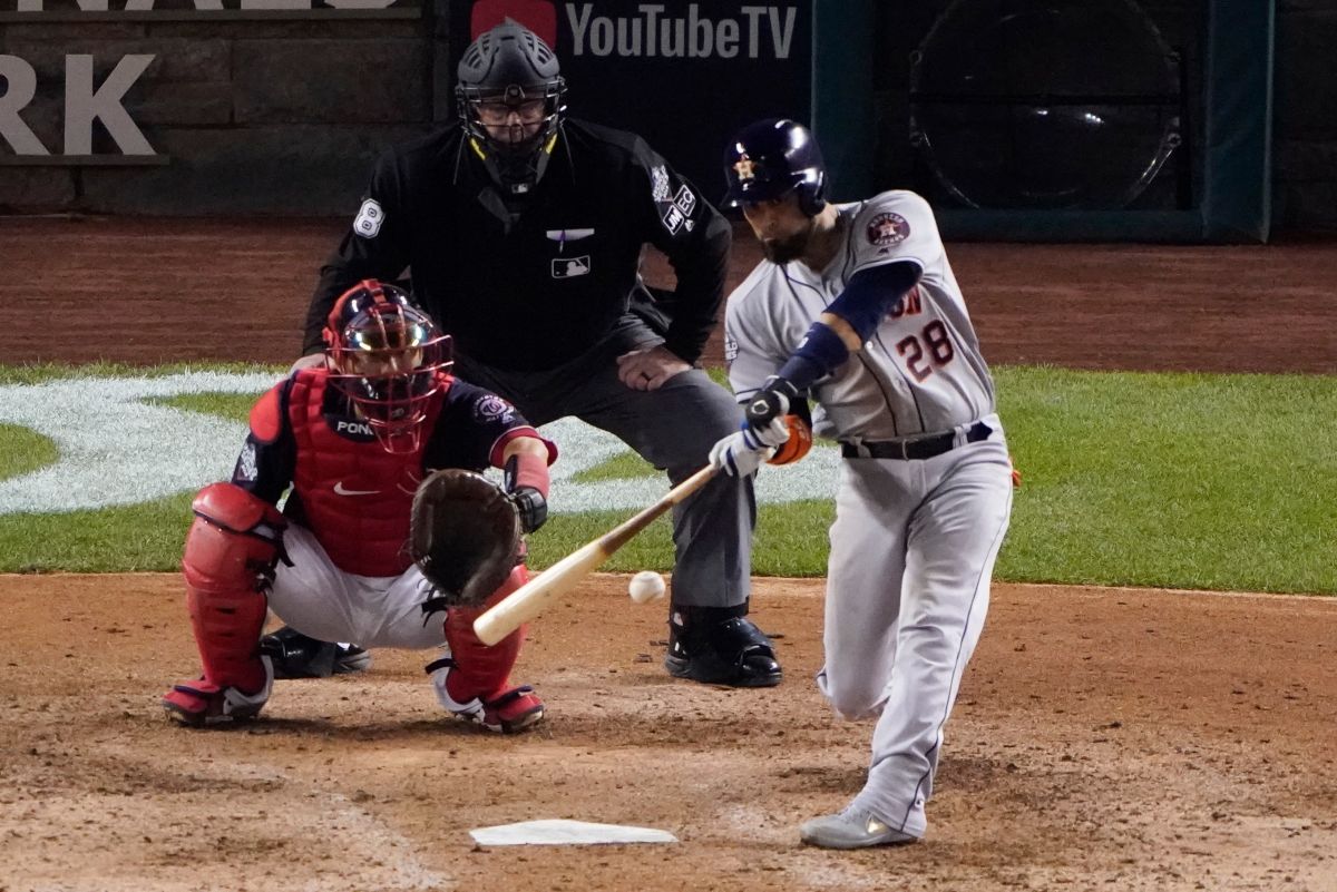 太空人Robinson Chirinos 6局敲出全壘打。（圖／美聯社）