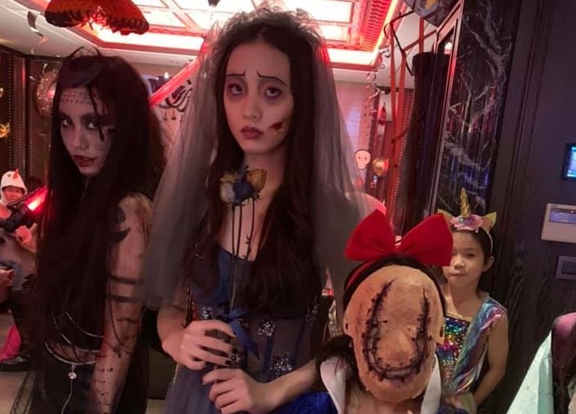 ▲許老三（右）造型超恐怖。（圖／翻攝小S臉書）