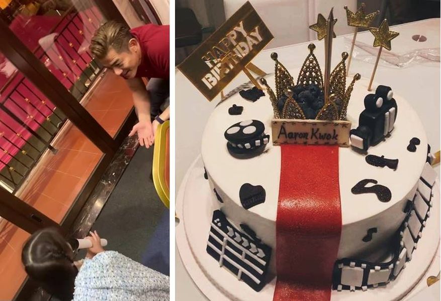 ▲2歲女兒幫郭富城慶生。（圖／翻攝方媛微博）