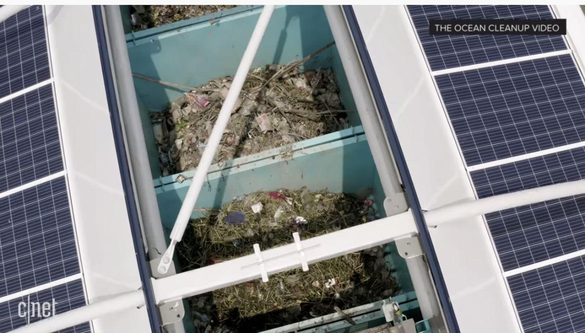 ▲「海洋吸塵器」可從源頭攔截流入海洋的垃圾。（圖／截自網路影片）