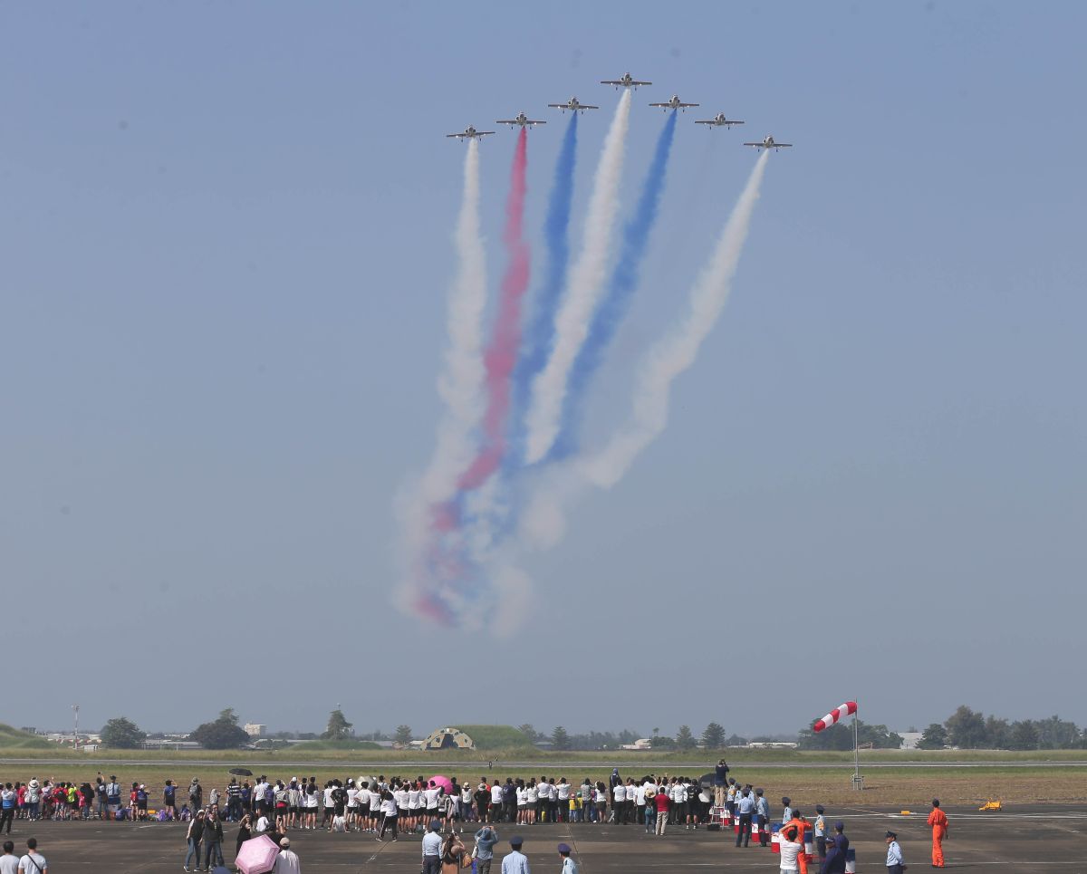 ▲空軍近幾年的基地開放行程精進許多，然空中動態部分卻是千篇一律。（圖／軍事新聞通訊社）