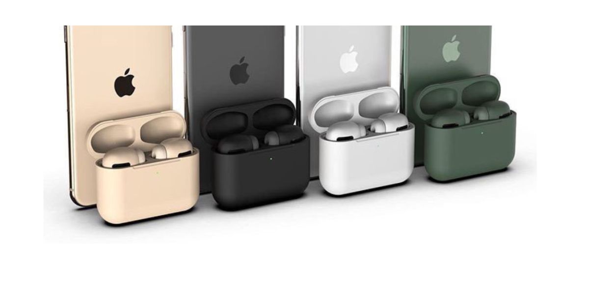 ▲設計師渲染圖AirPods Pro猜測真實外觀可能是這樣子。（取自macrumors）