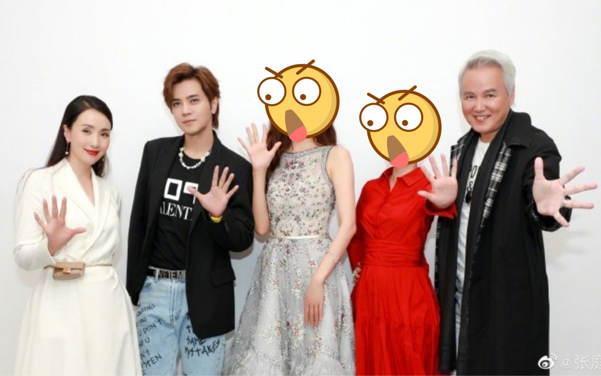 ▲張庭、林志玲難得同框，凍齡美顏引發話題。（圖／翻攝微博）