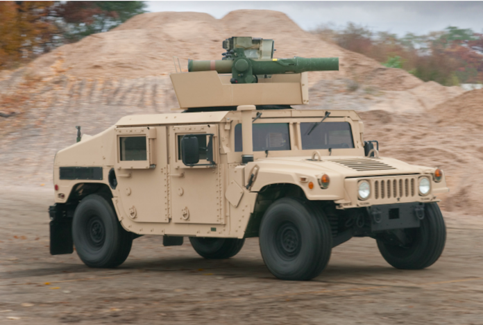 軍武／陸軍新款拖式飛彈悍馬車　具備輕裝甲擋子彈
