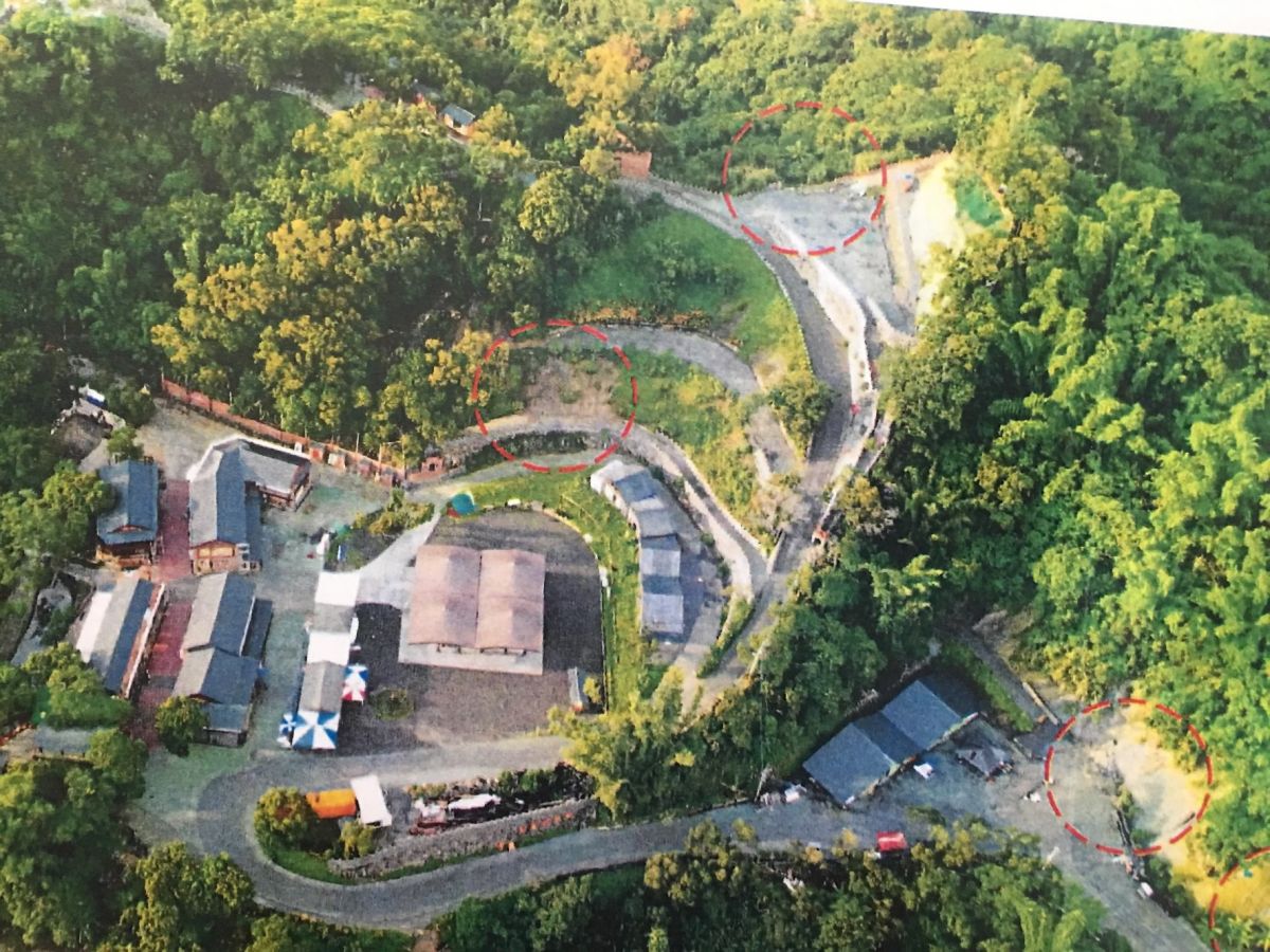 ▲台南白河萬里長城涉違反水土保持法及區域計畫法等罪嫌，台南地檢署依法偵結起訴。（圖／記者陳聖璋翻攝）