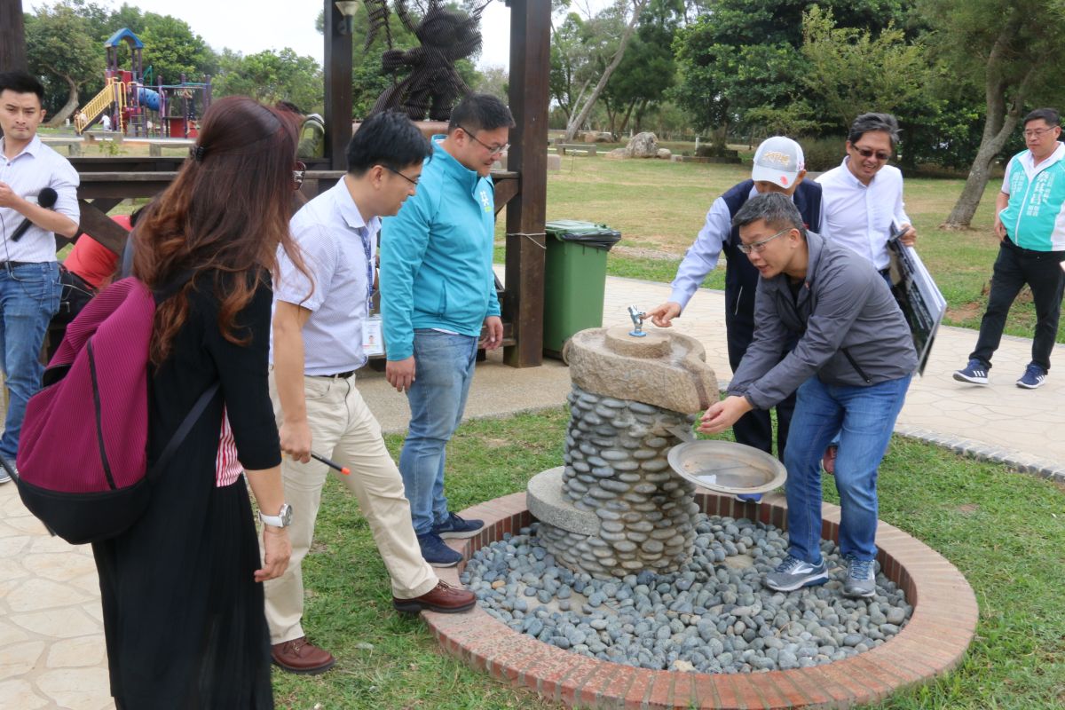 ▲立法院副院長蔡其昌會勘大甲鐵砧山觀光服務設施改善工程。(圖／柳榮俊翻攝2019.10.28)