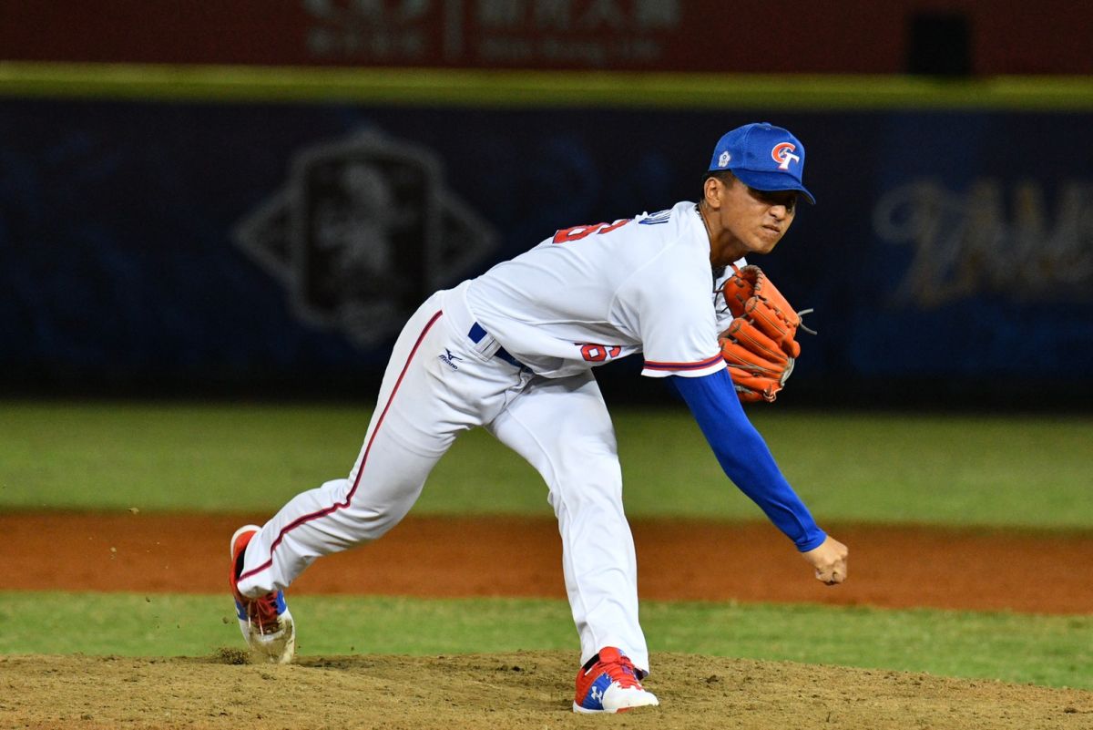 ▲12強中華隊劉致榮在練習賽中150連發。（圖／記者林柏年攝影）