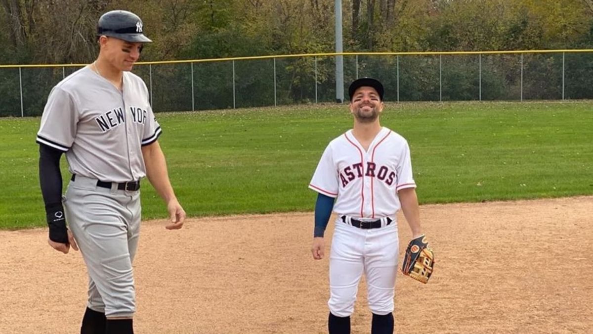 Jimmy Graham萬聖節裝扮有夠搞笑。（圖／取自MLB官網）