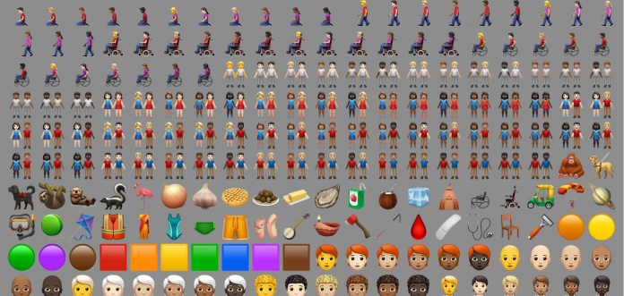 蘋果更新Emoji　中性角色、殘疾人士主題更具包容意義
