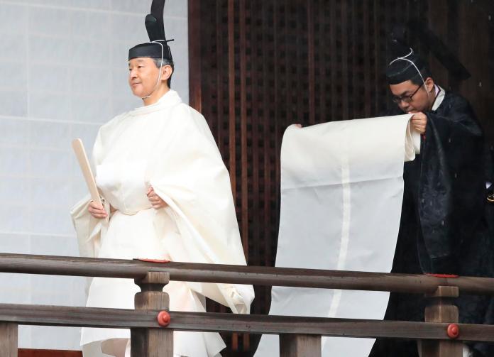 日本德仁天皇22日舉行「即位禮正殿之儀」，正式即位。（ The Yomiuri Shimbun via AP Images ）