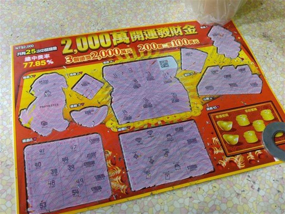 ▲一名男子因為愛慕彩券行女店員，幾乎天天購買刮刮樂，因而中頭獎一百萬。（示意圖與本文無關／翻攝 ptt ）