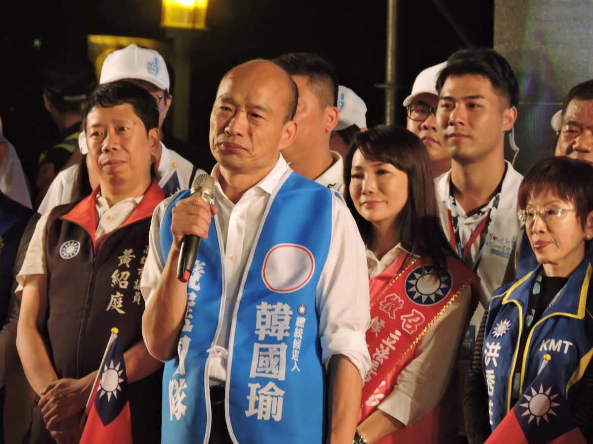 ▲韓國瑜日前指「民進黨的人都白白胖胖，國民黨則黑黑瘦瘦」，引發風波。（圖／記者陳聖璋攝）