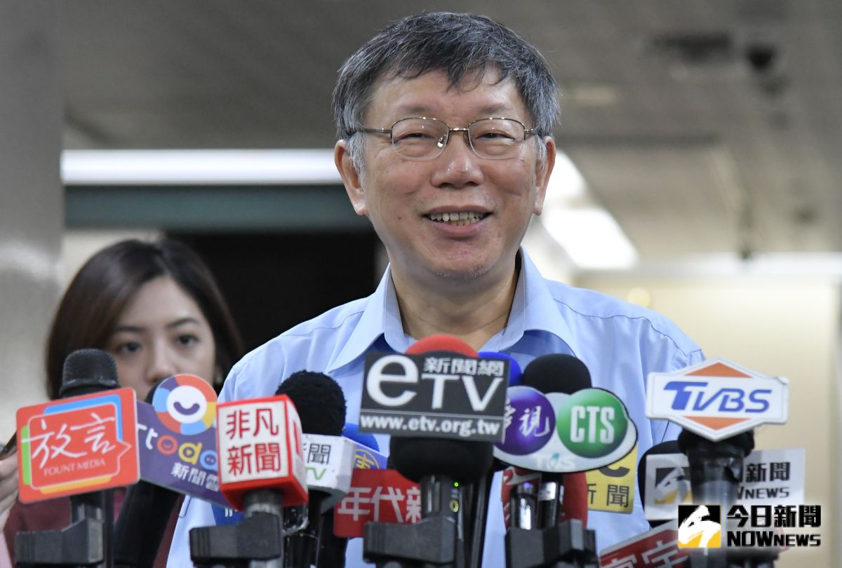 ▲台北市長柯文哲。（圖／記者葉政勳攝 , 2019.10.30）