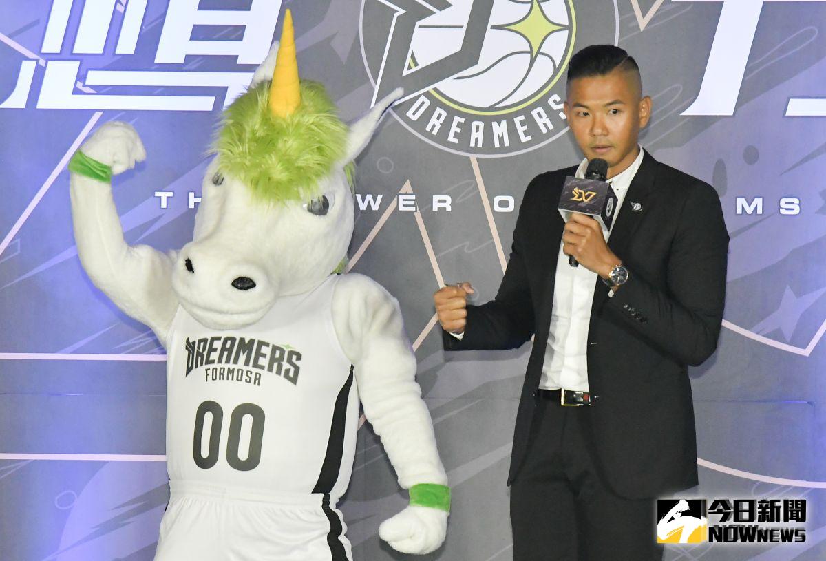 ▲ABL寶島夢想家宣布吉祥物是「獨角獸」。（圖／記者葉政勳攝 , 2019.10.30）
