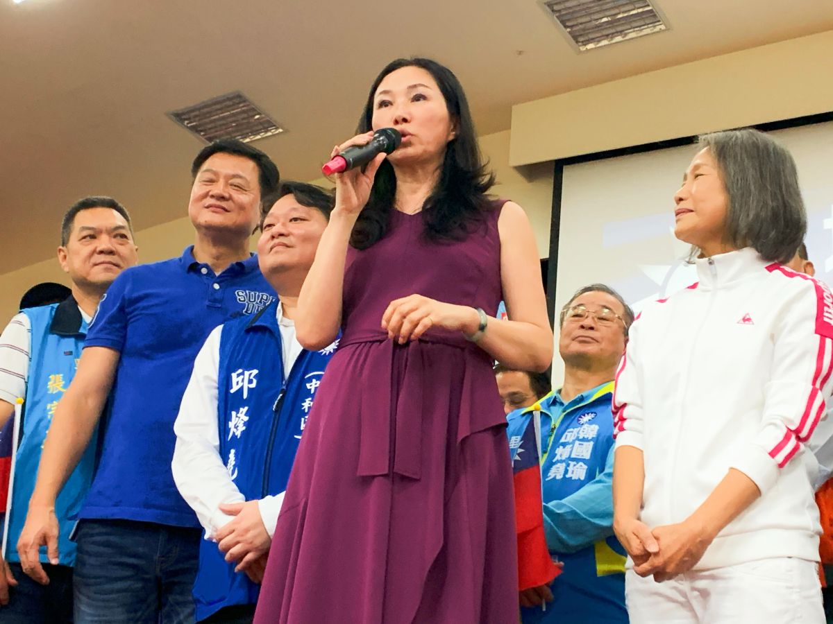 ▲李佳芬表示，她常告訴韓國瑜，身為政治人物就要腳踏實地、傾聽民意。（圖／記者宋原彰攝，2019.10.30）